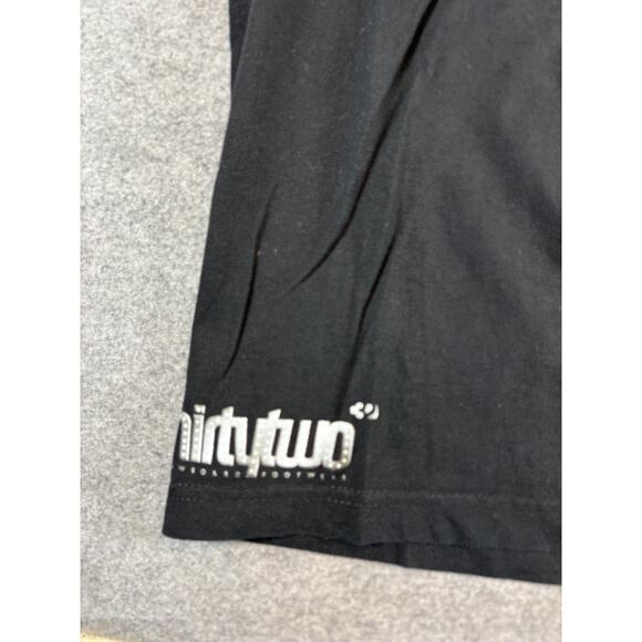 VTG Y2K ThirtyTwo Shirt Mens XL Black Chain Graphic Streetwear Hip Hop Grunge - Picture 5 of 8